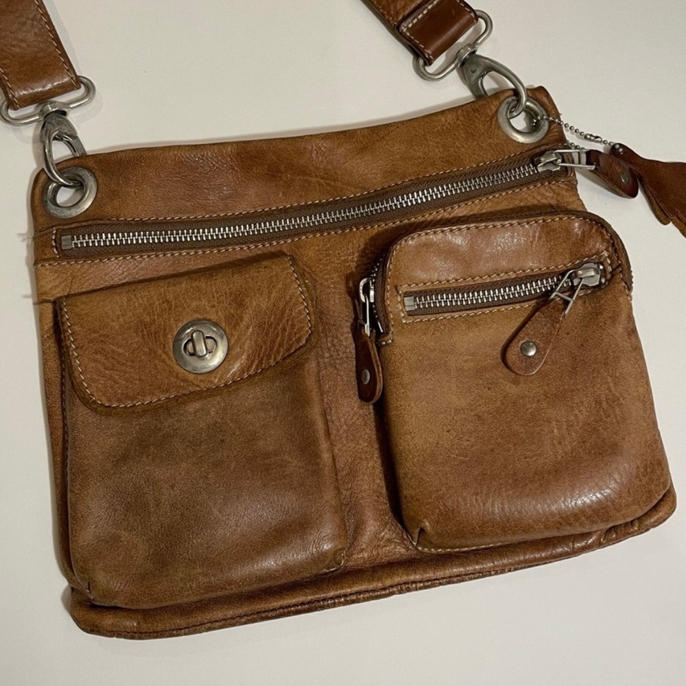 Roots Rustic Leather Purse